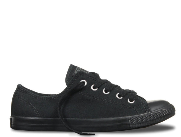 black leather converse school shoes