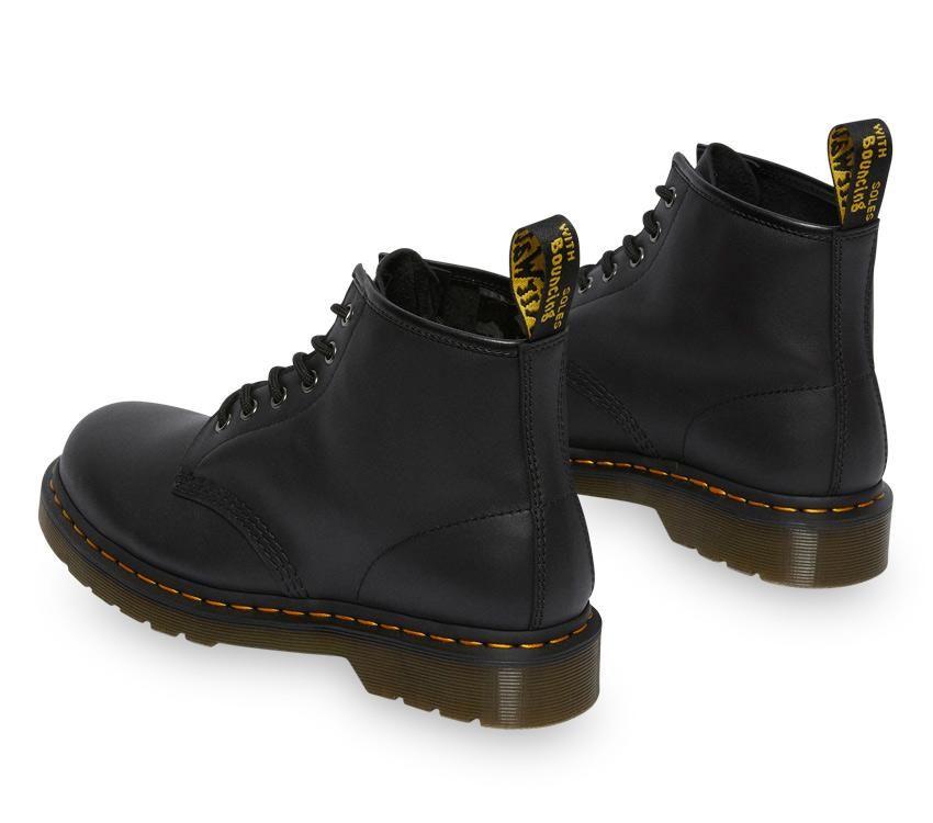 Dr Martens 101 Black Nappa Leather Ankle Boots 26409001 – Famous Rock Shop