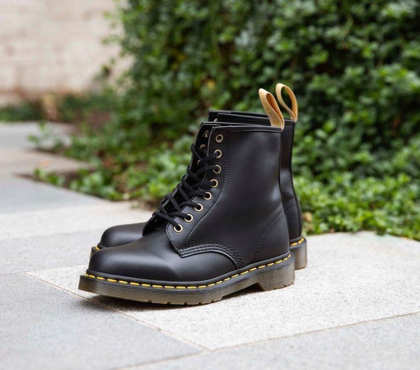 Dr Martens VEGAN 1460 8 Hole Black Boot 14045001 – Famous Rock Shop