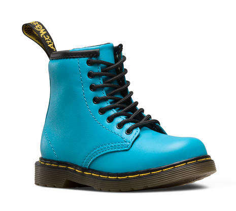 Dr Martens Infants Brooklee Lace Softy T Boot Zip Aqua Infant – Famous ...