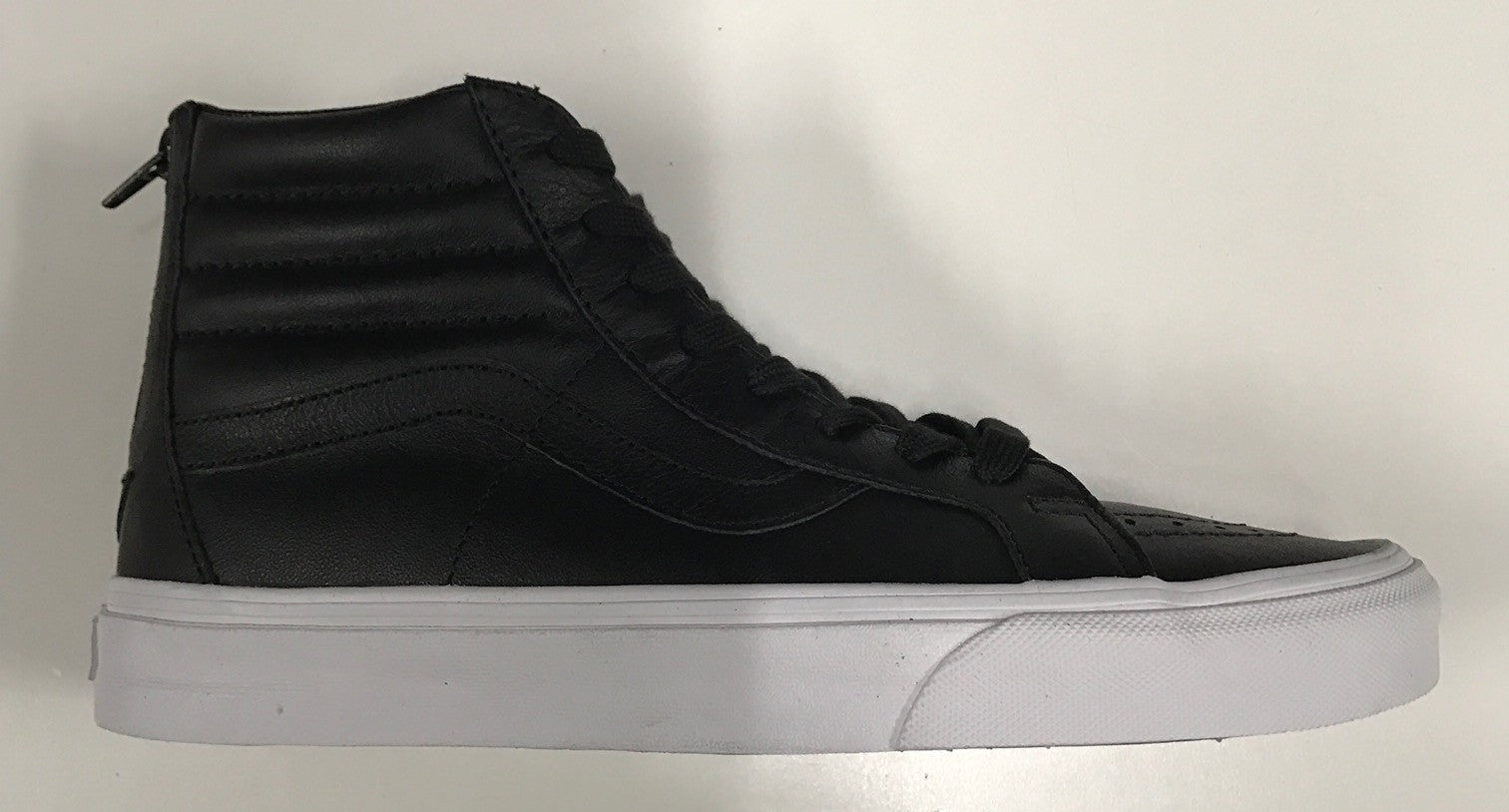 vans sk8 hi all black leather