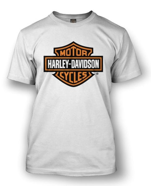 Harley Davidson Bar & Shield White T-Shirt – Famous Rock Shop
