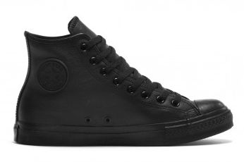 black leather converse for school