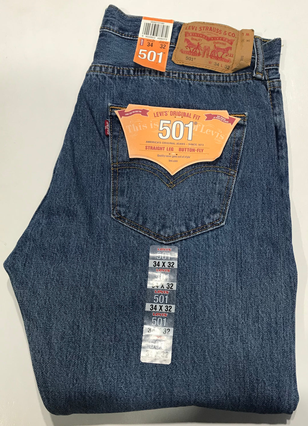 Levi's Original Fit 501 Straight Leg WPL423 Button-Fly – Famous Rock Shop