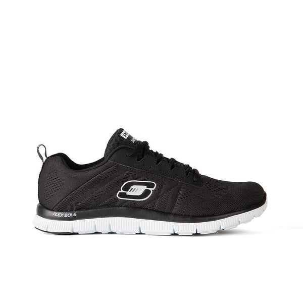 skechers flex black