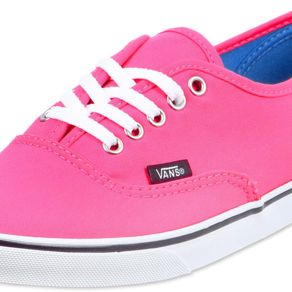 Vans Kids Authentic Lo Pro (Neon) Pink 