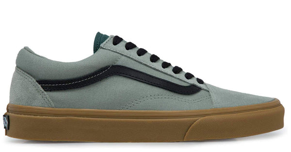 vans gray and green