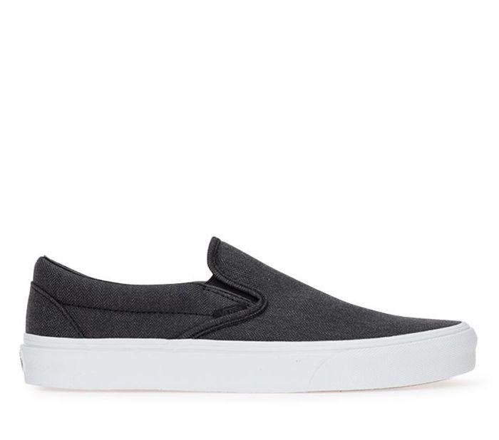 Vans Slip On Herringbone Black/True 