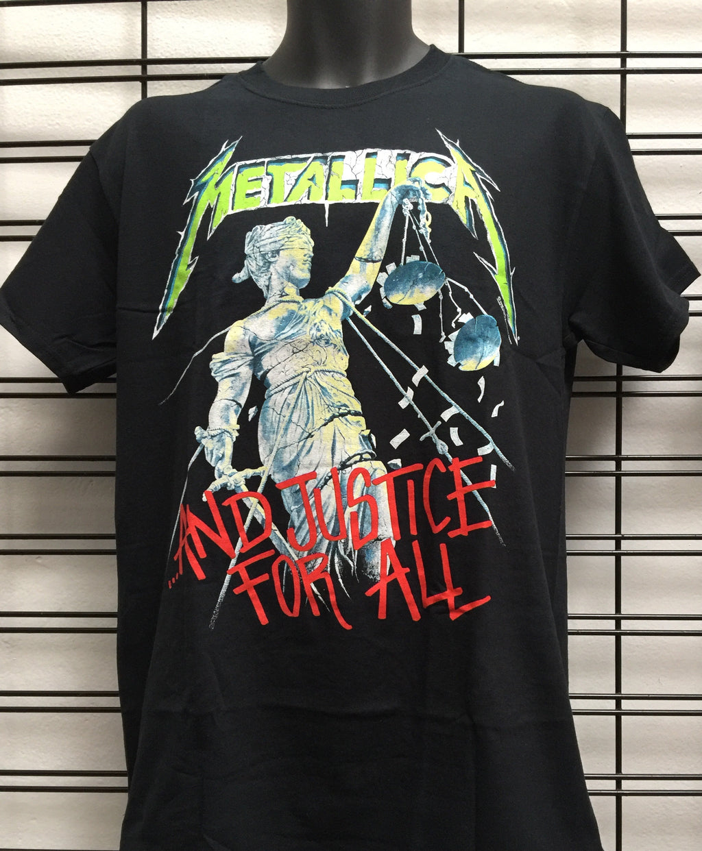 Metallica And Justice For All Unisex Tee – Famous Rock Shop