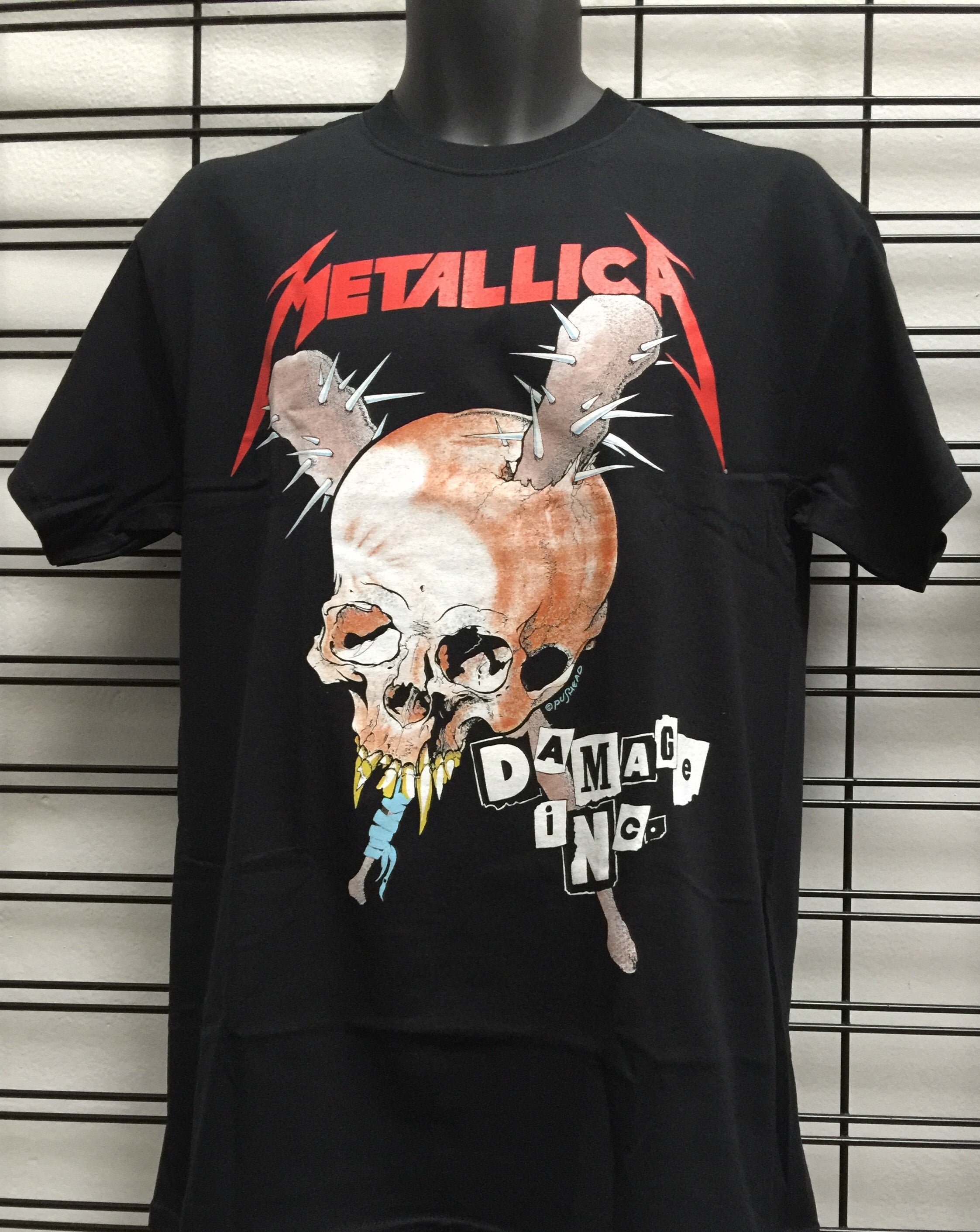 Metallica T-Shirt Damage Inc . – Famous Rock Shop