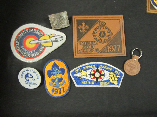 1977 National Jamboree Patches and Slides Lot