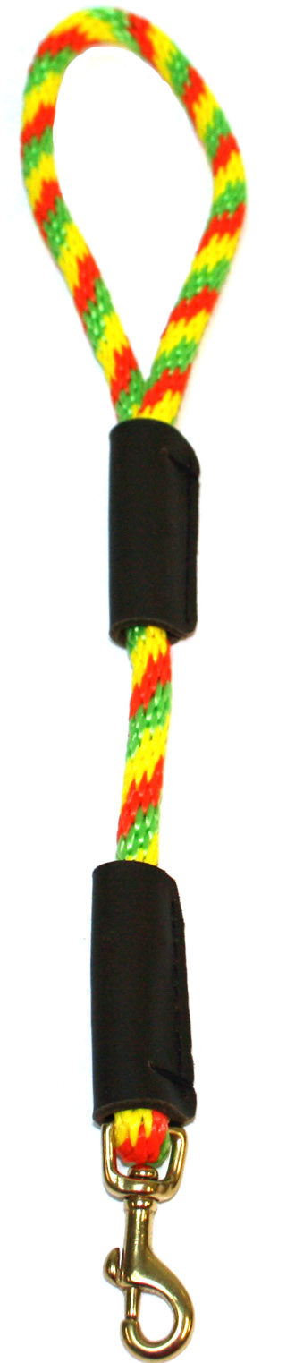 3/8" Solid Braid Traffic Lead Twisted Citrus