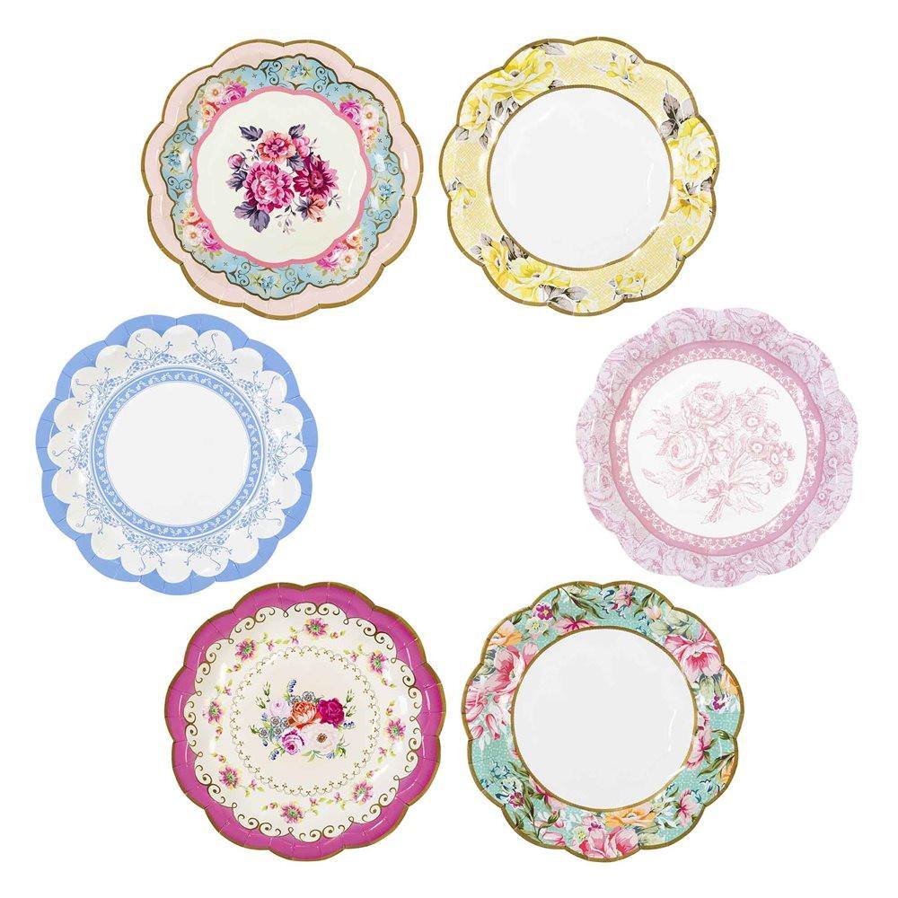 paper plates with designs