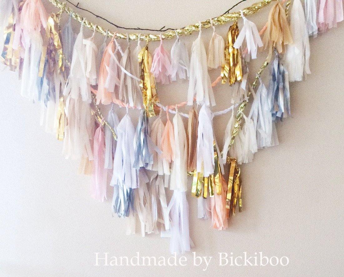 custom tassel garland