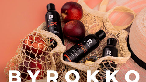 BYROKKO Peach tanning oil SPF 6 | Persikų įdegį skatinantis aliejus - AurelijosSPA