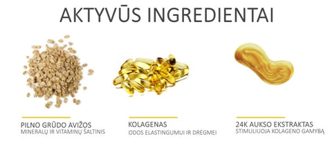 IMMETEE Negyvosios Jūros Purvo Veido Kaukė su 24K mineraliniu auksu ir kolagenu | Dead sea mud mask 24K Gold - AurelijosSPA