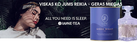 Улучшающий сон чай с ромашкой и валерианой - Lune Tea GOOD NIGHT