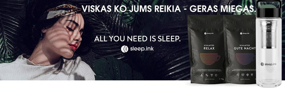 Sleep.ink | Стимулирующий сон чай RELAX с поилкой - AurelijosSPA