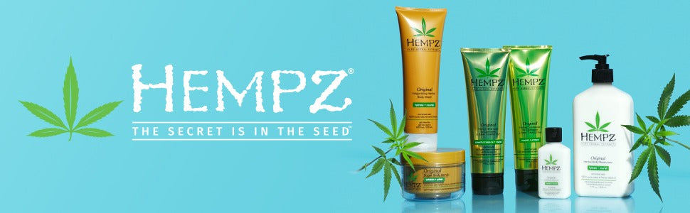 HEMPZ Herbal Shampoo and Conditioner for Thin, Damaged & Color-Treated Hair with 100% Pure Hemp Seed Oil and Avocado Oil
