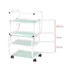 Table de cosmétologie GIOVANNI - Chariot à cosmétiques - AurelijosSPA