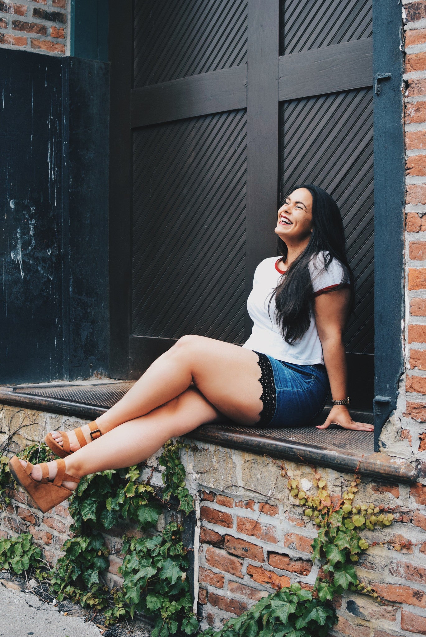 black lace shorts plus size