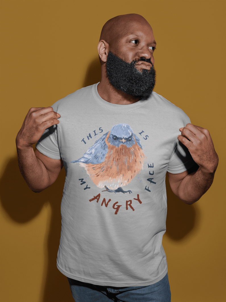 angry oriole bird shirt