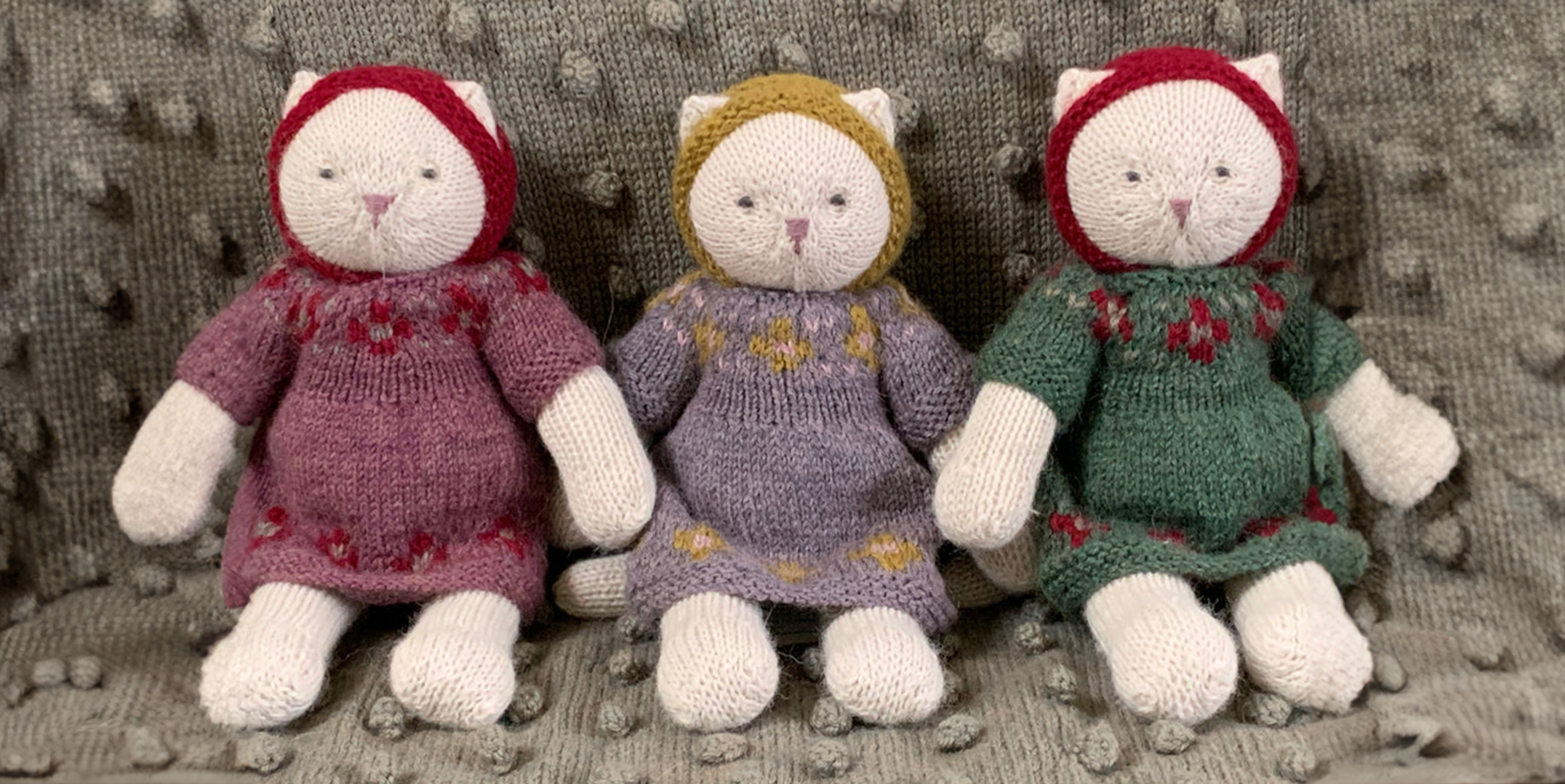 Hand-knitted toys