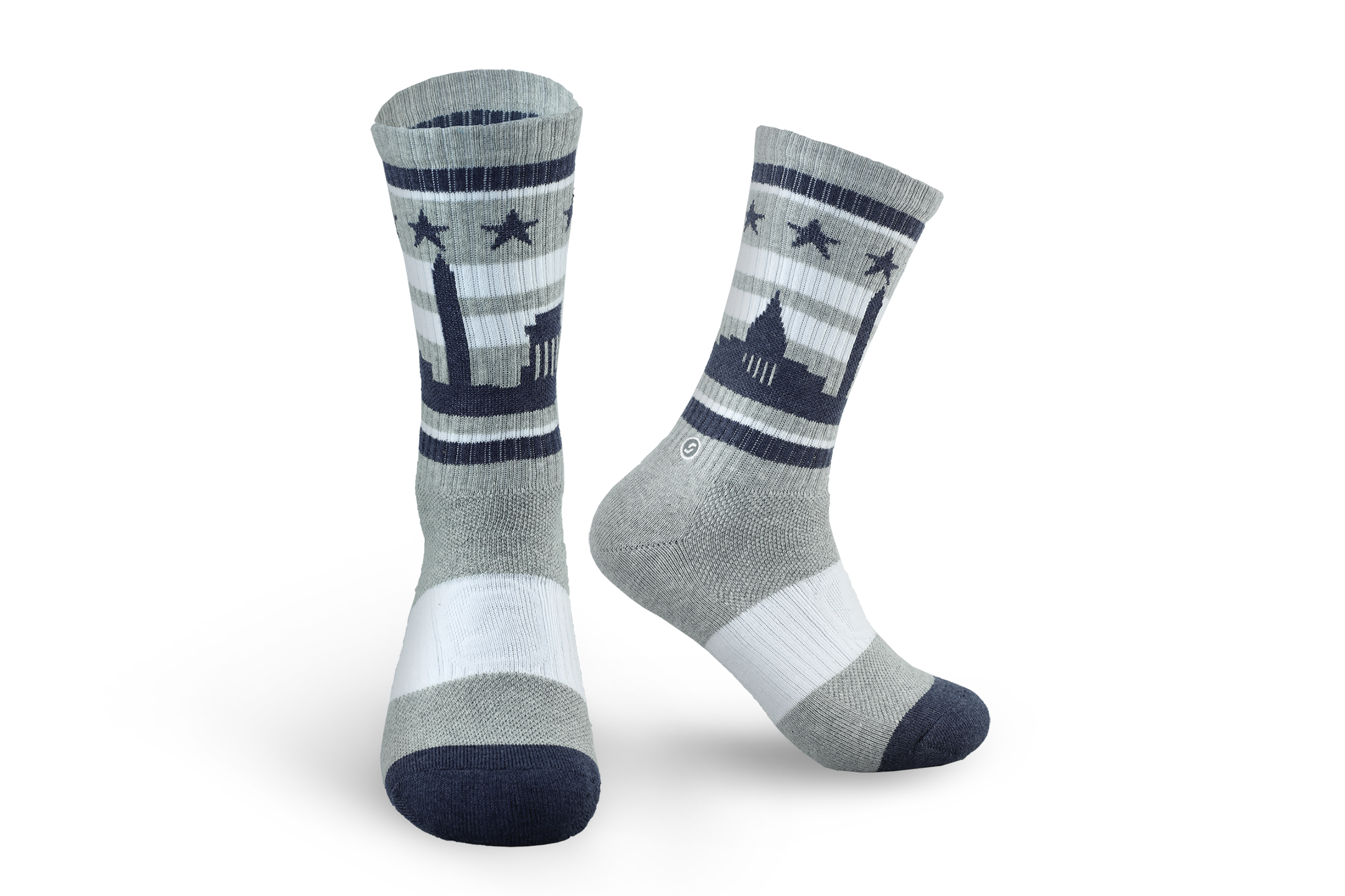 Washington DC Heathered Gray Navy White