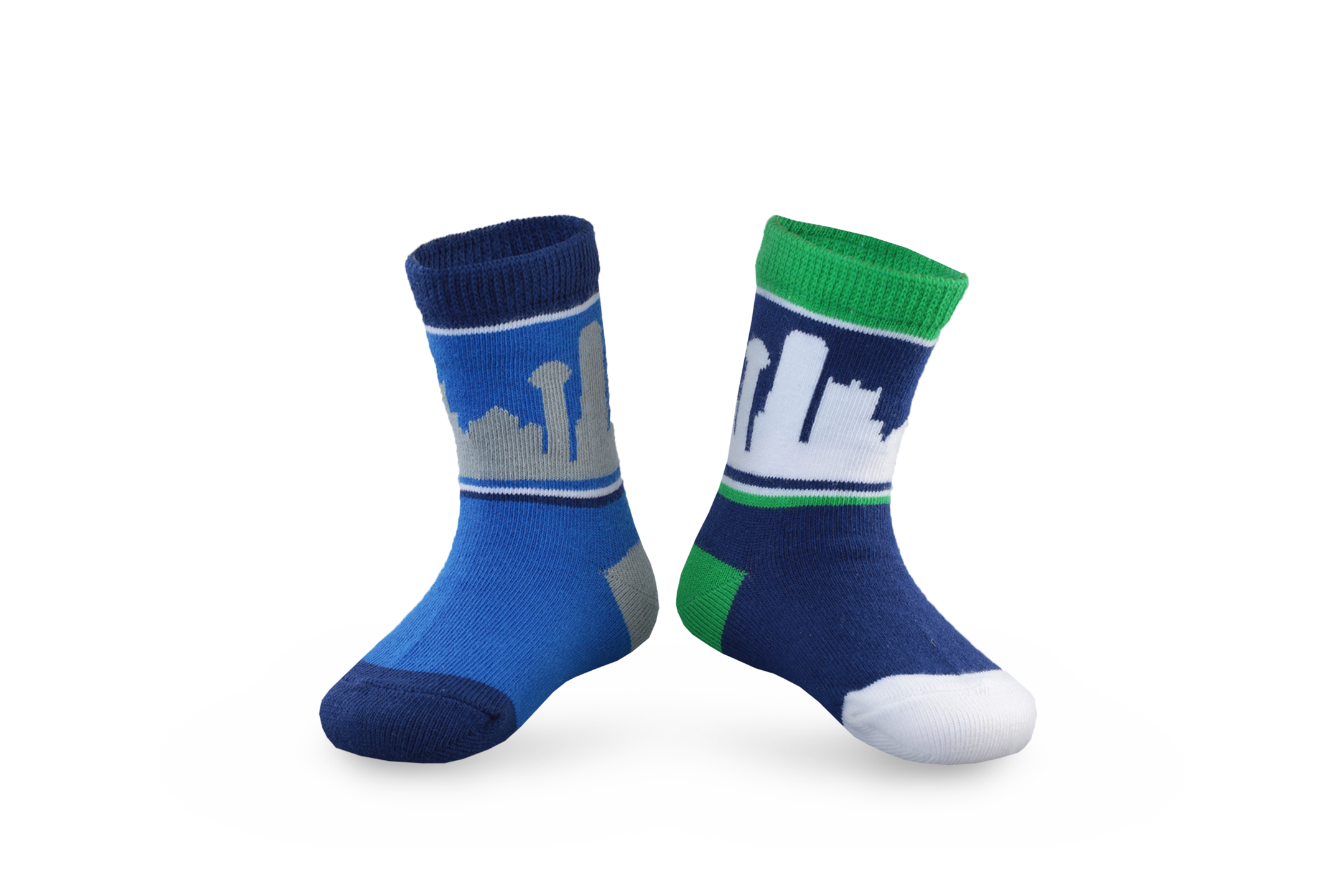 Official Texas Skyline Socks for Mini Texans Fans - Fan Gear | 2-Pack