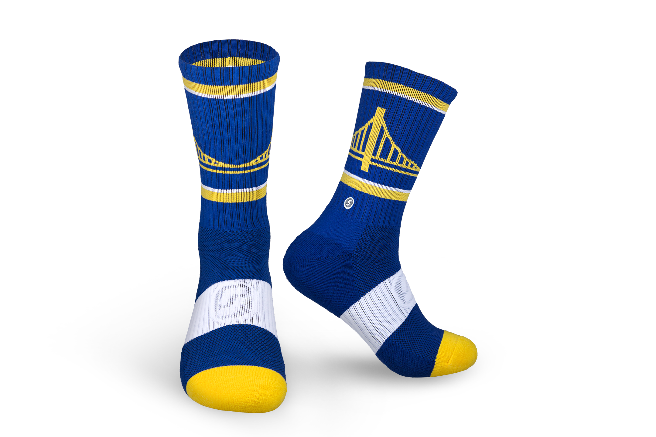 Official Golden State Skyline Sock for Warriors Fans - Fan Gear - Blue ...