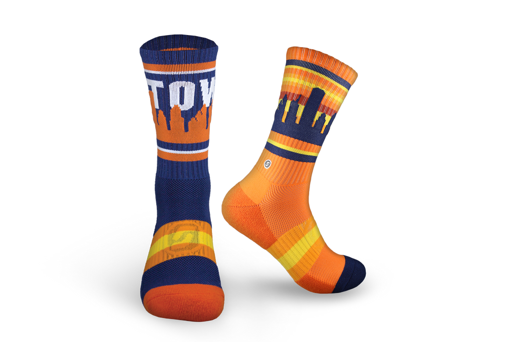 Official Houston Skyline Socks for Texans, Rockets and Astros Fans ...