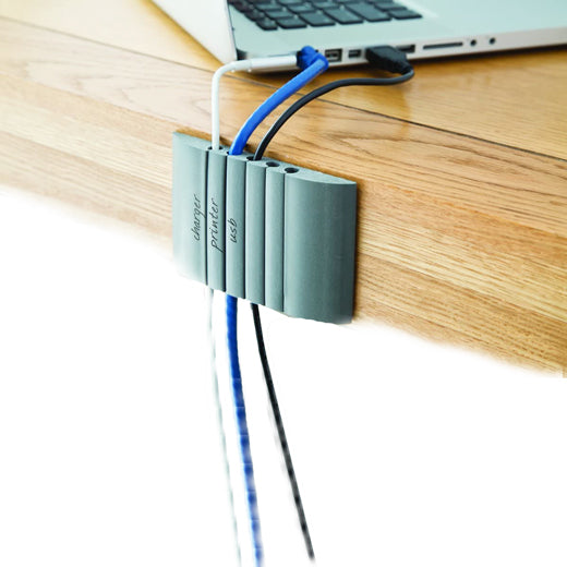 Recoge Cables Mesa Escritorio - Bandeja Cables Escritorio - Organizador  Cables Escritorio - Ordenar Cables - Cable Management Desk Blanco Ultimate