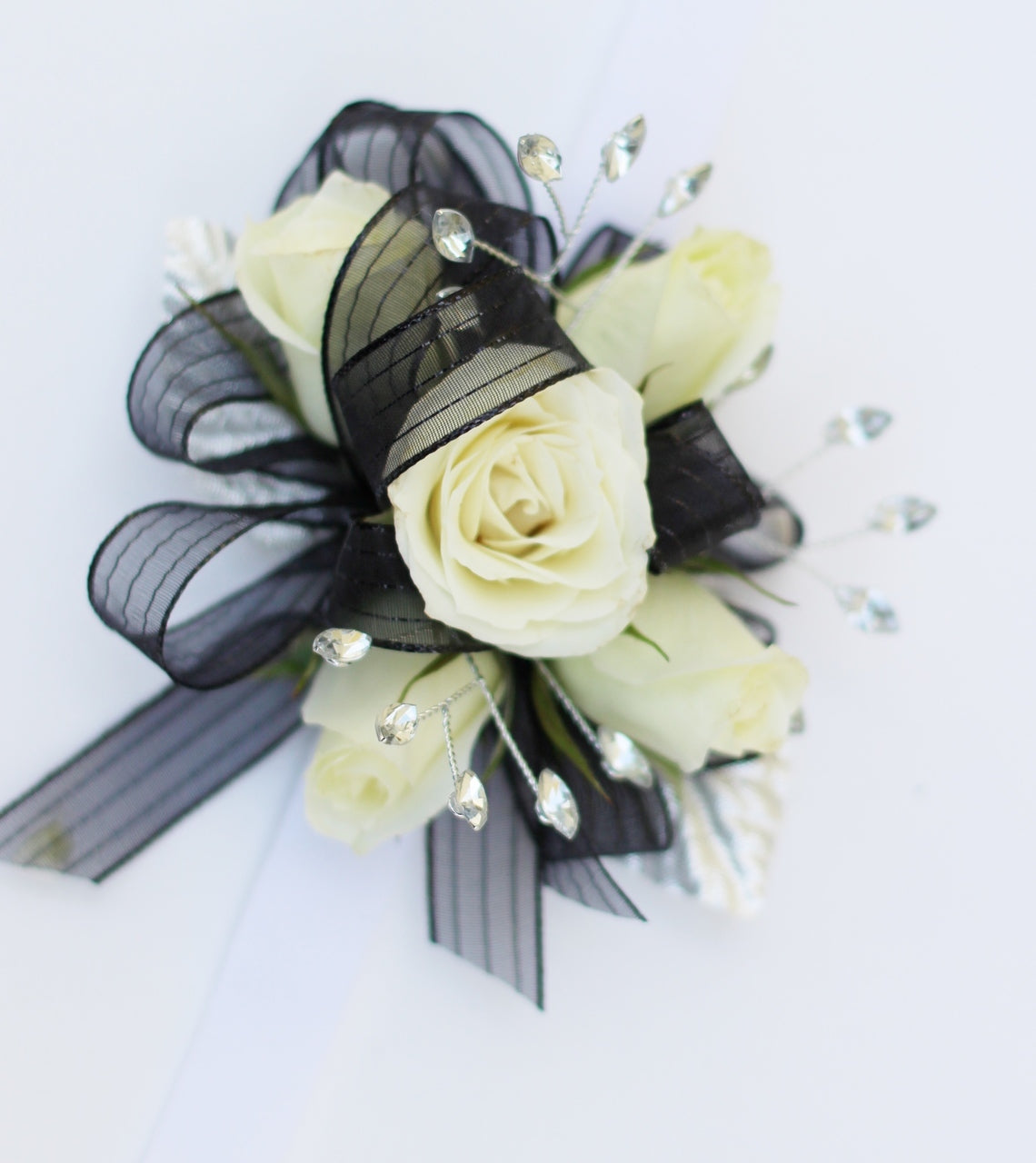 black rose corsage prom