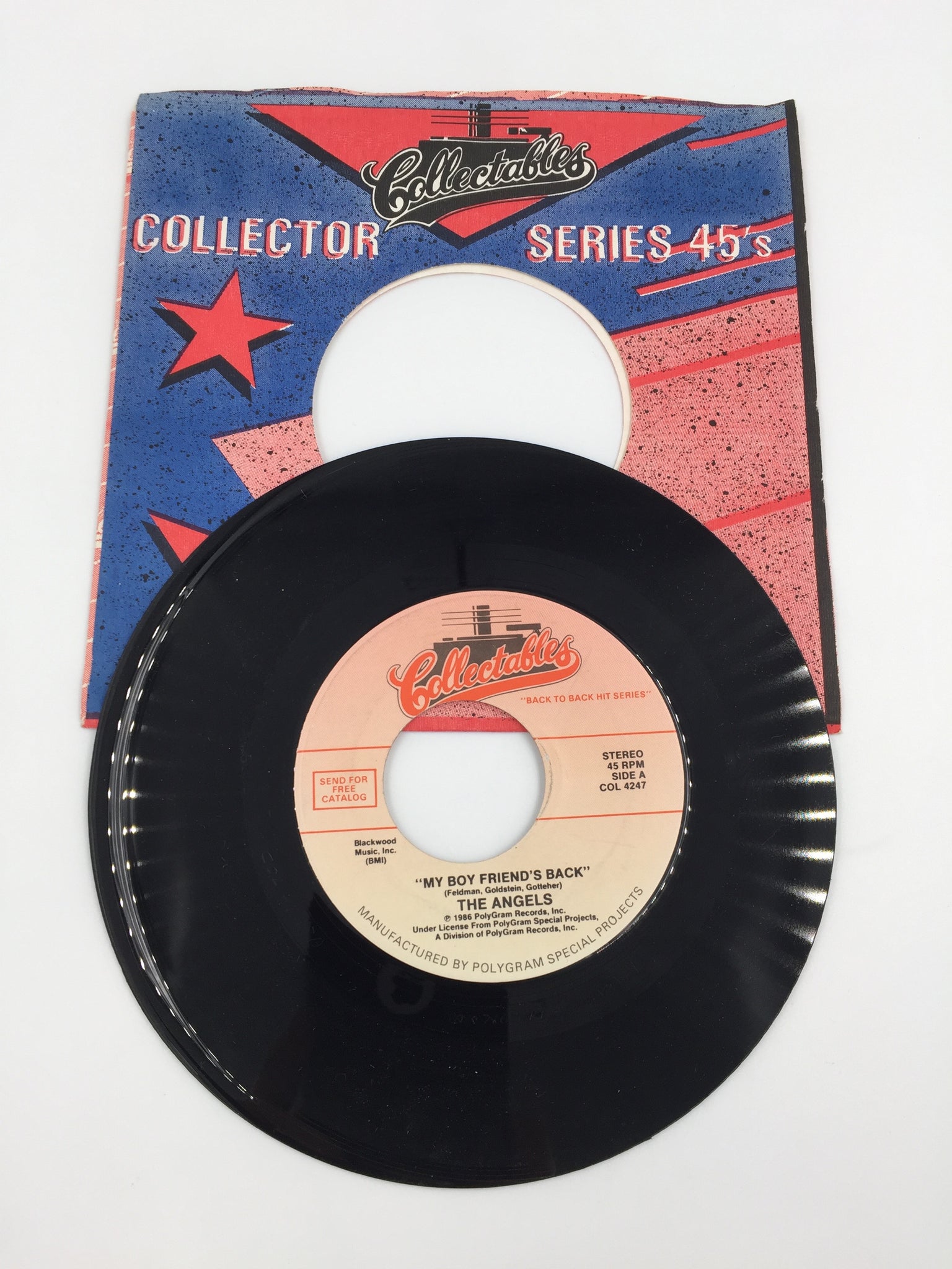 9162 - C - 45 RPM Record - Dickey Lee - Patches/The Angels - My Boyfri –  