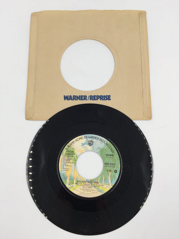9180 - C - 45 RPM Record - Shaun Cassidy - Da Doo Ron Ron/Holiday - 1977 - Warner Bros. Records