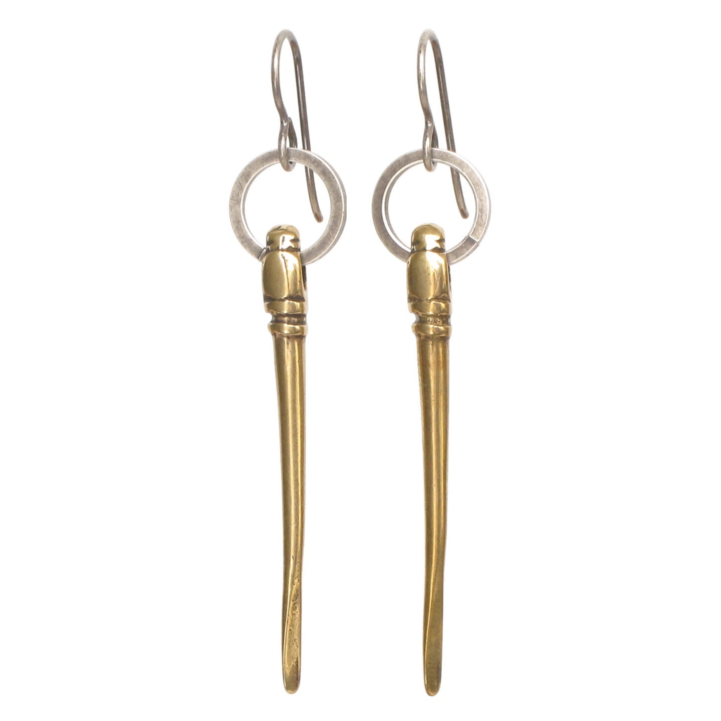 Bronze Spike Earrings