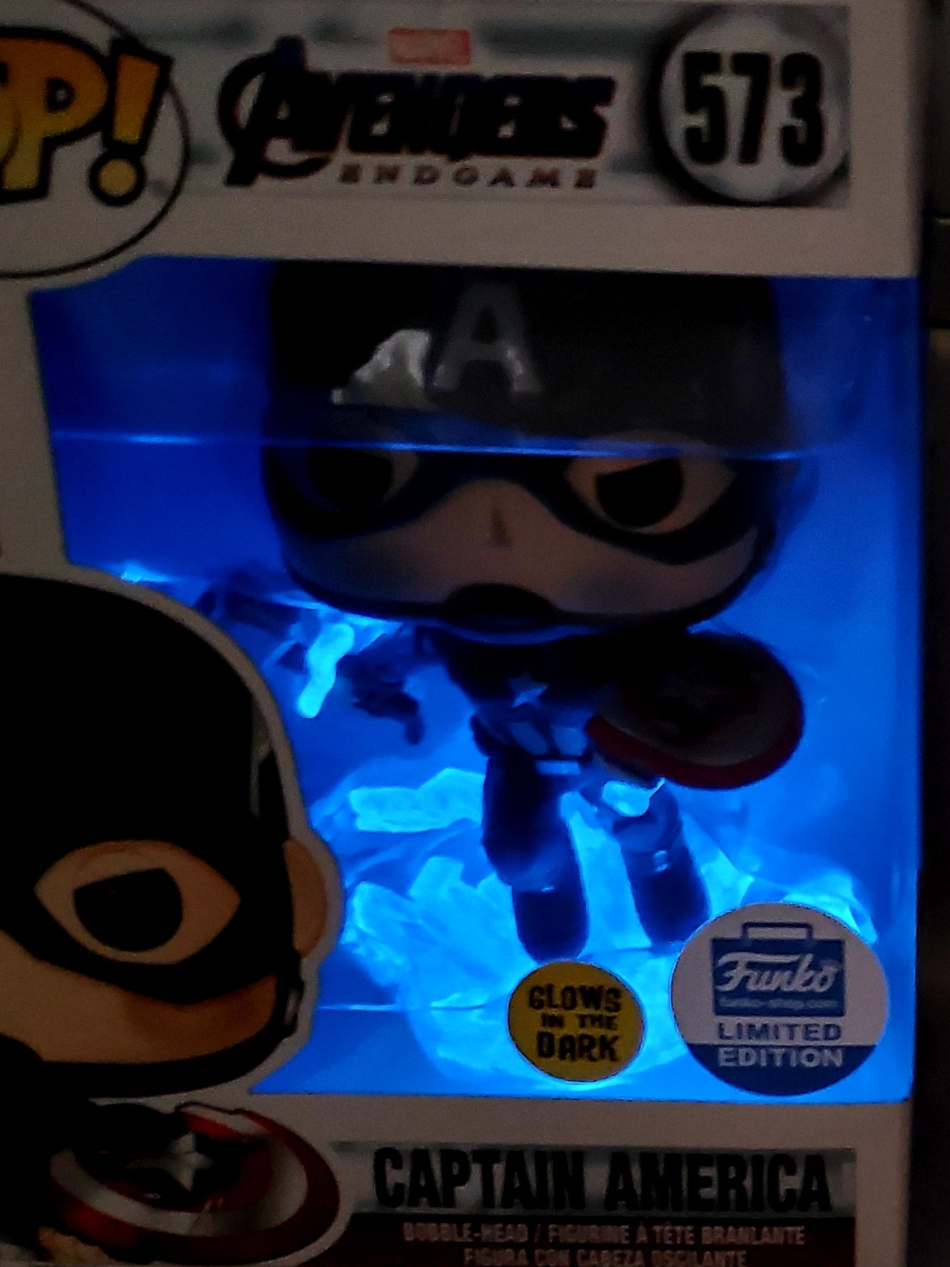 funko pop captain marvel glow in the dark