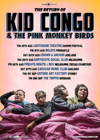 kid congo powers tour poster