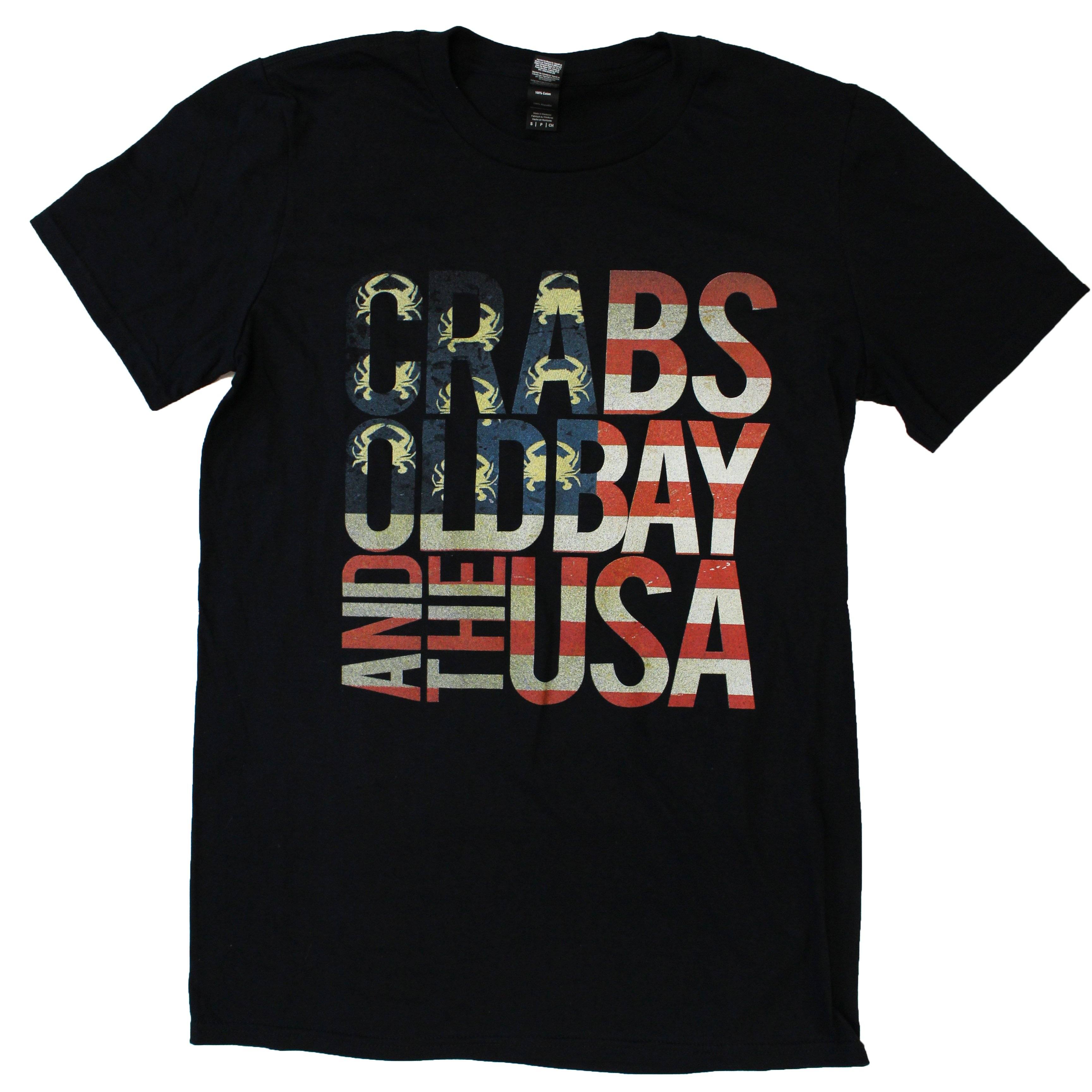 Crabs, OLD BAY, & The USA (Black) / Shirt | Route One Apparel