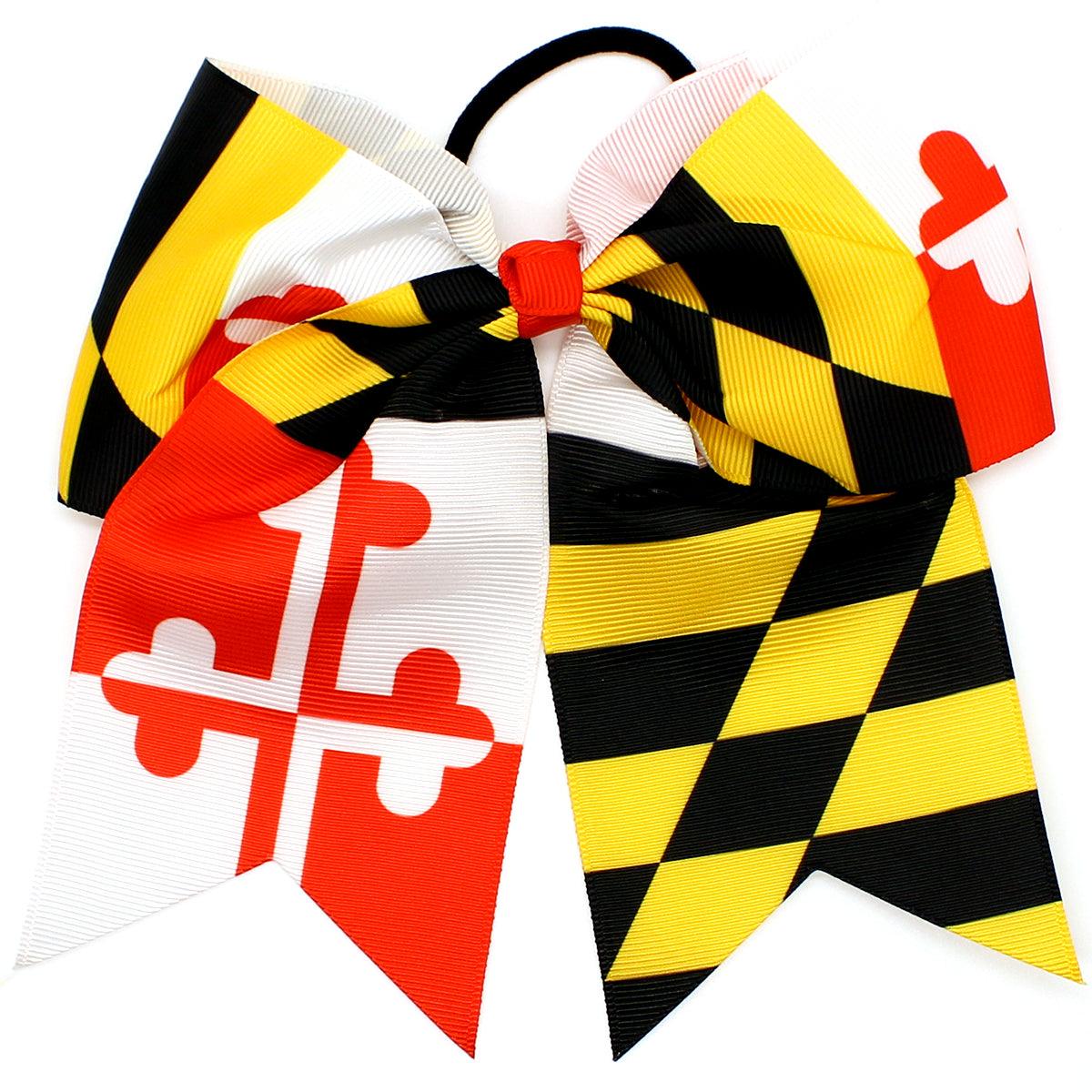 Maryland Flag / Cheer Bow