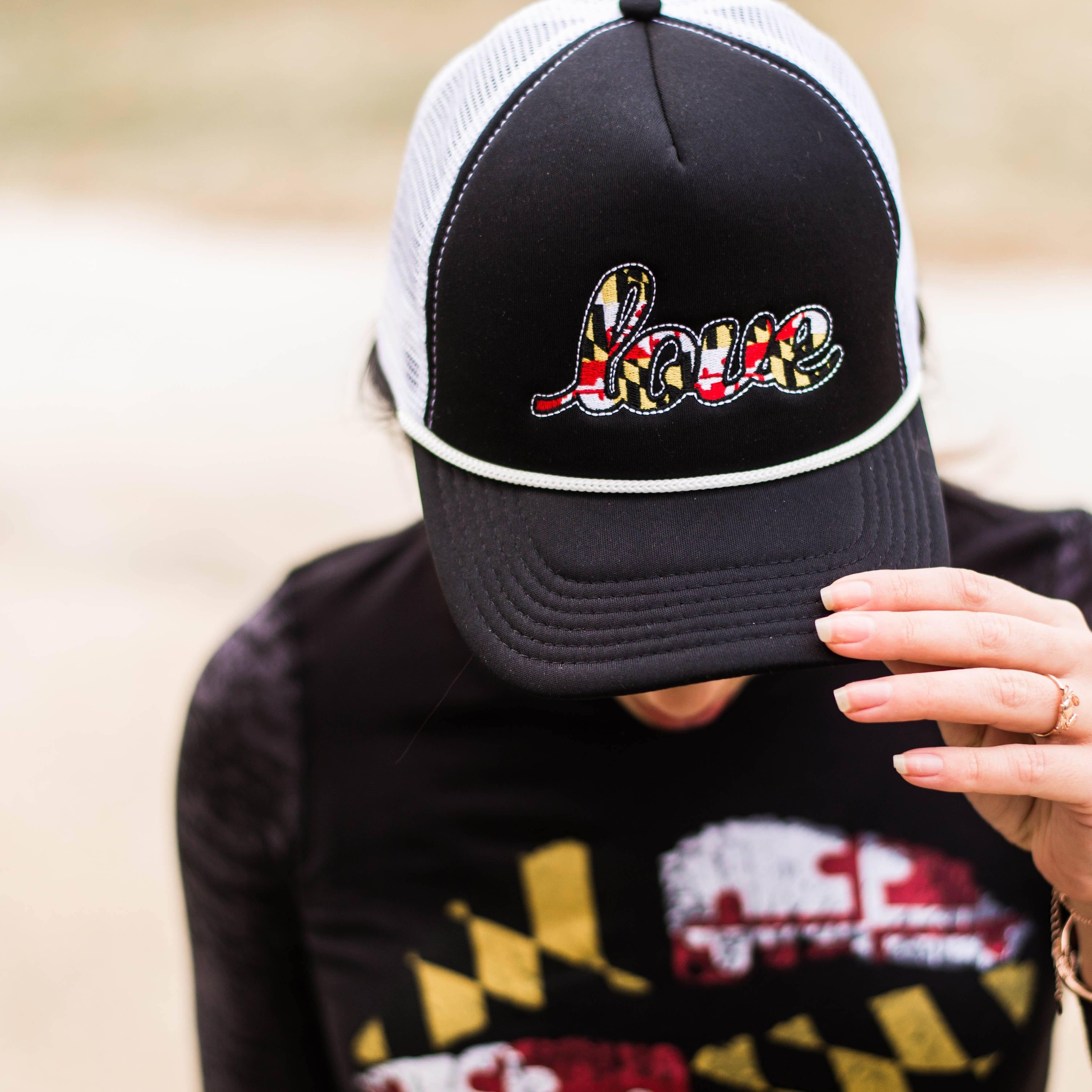 Maryland Love (Black) / Trucker Hat