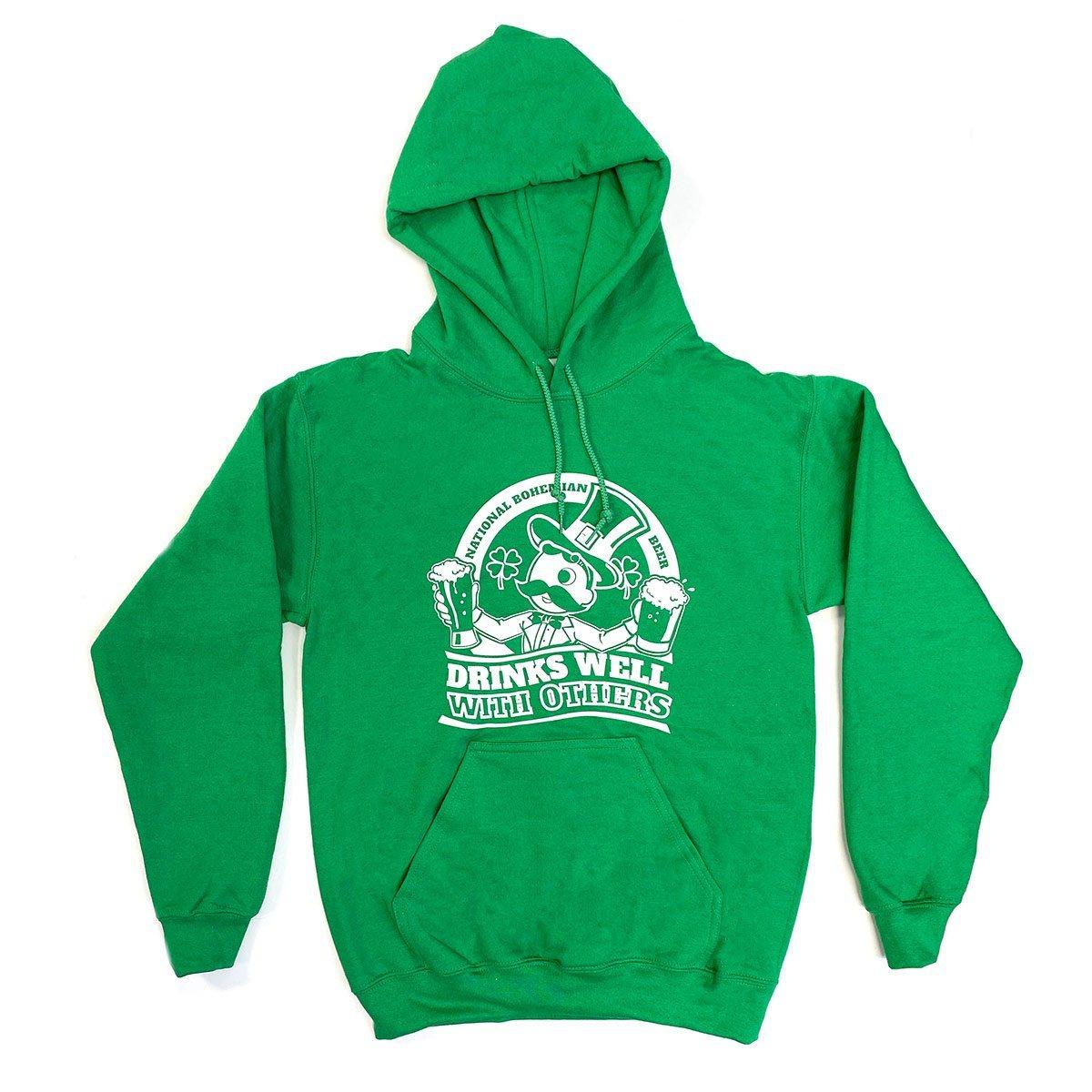 Drinks Well with Others - Natty Boh (Irish Green)/ Hoodie | Route One ...