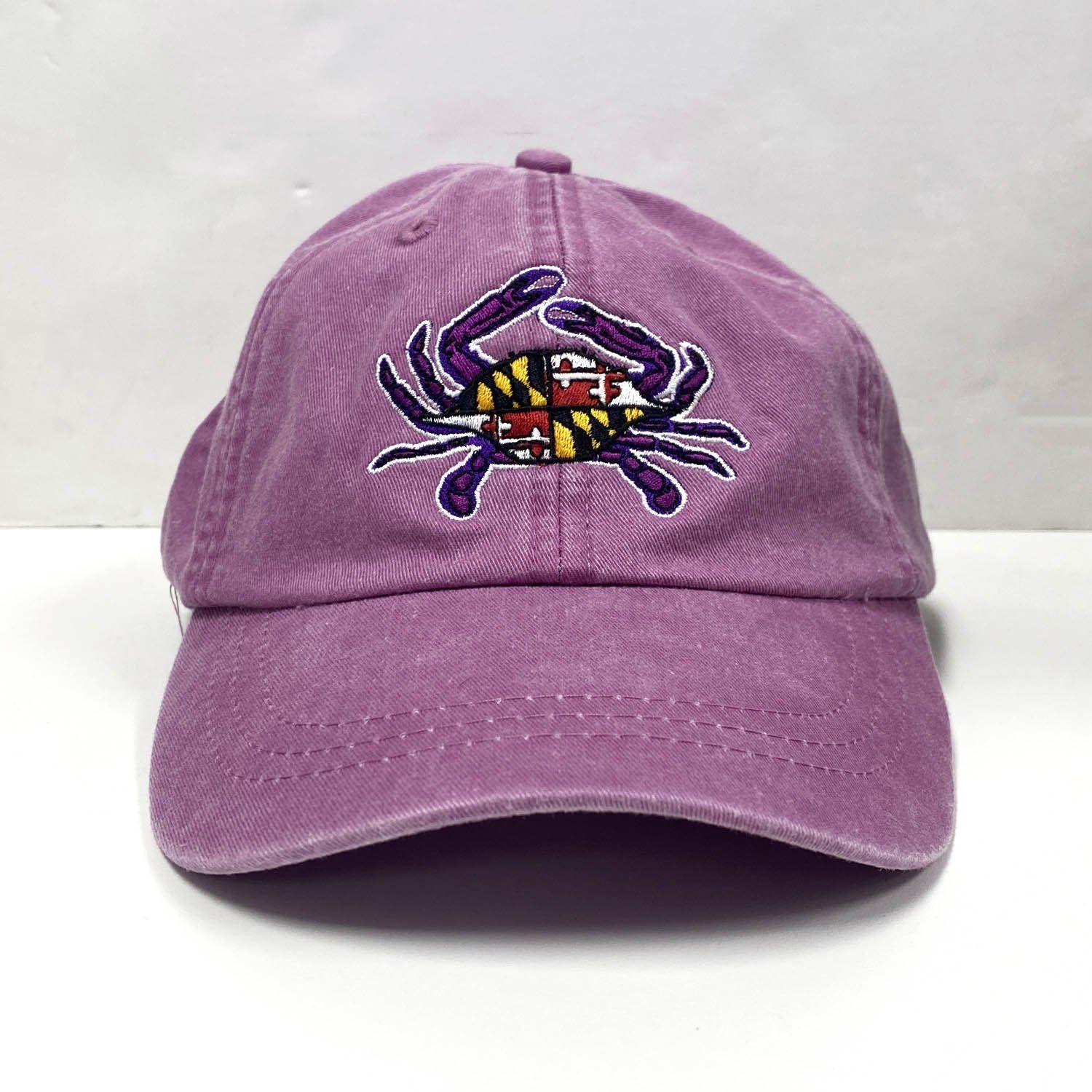 Purple Maryland Flag Crab (Raspberry) / Baseball Hat