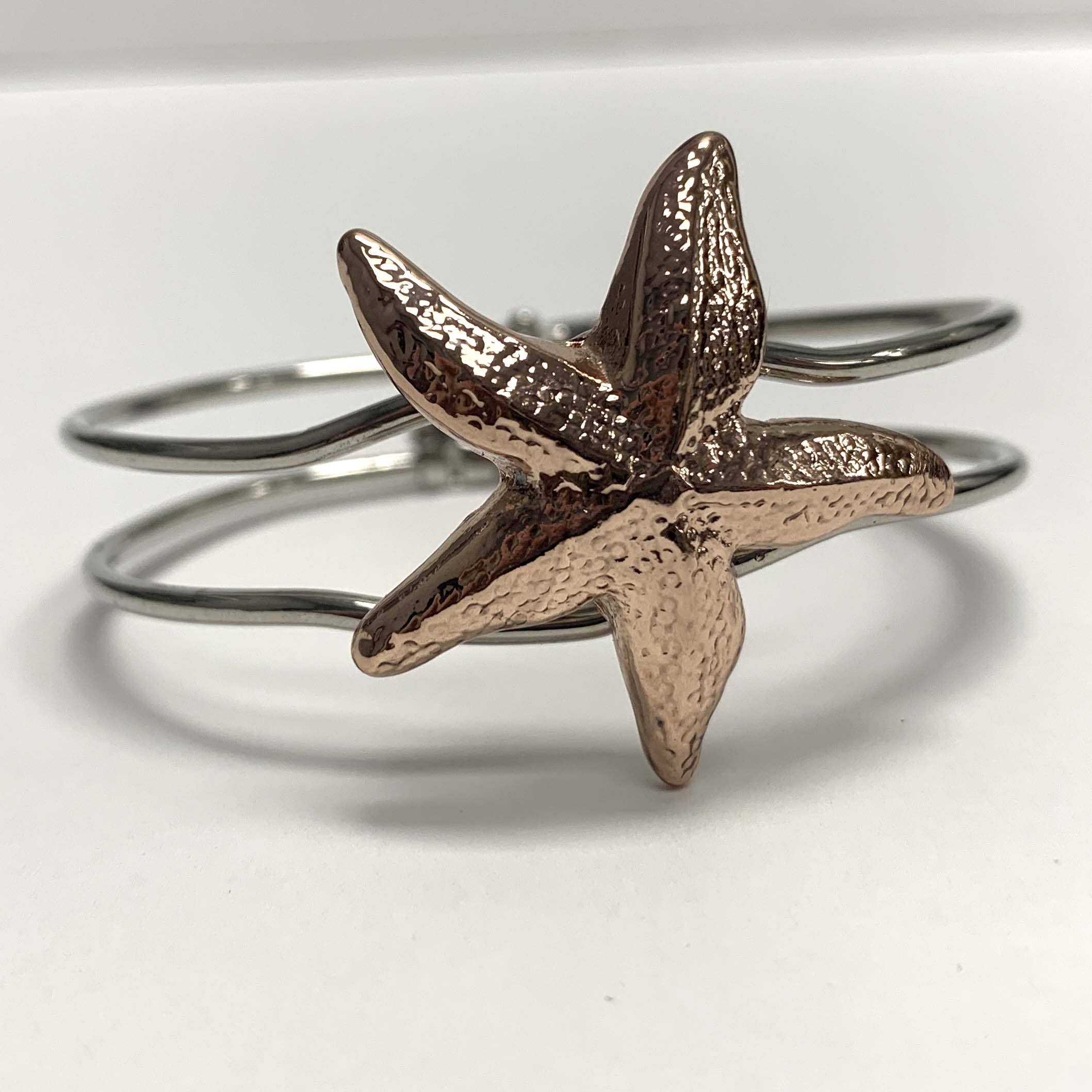Starfish Cuff (Copper Plated) / Bracelet