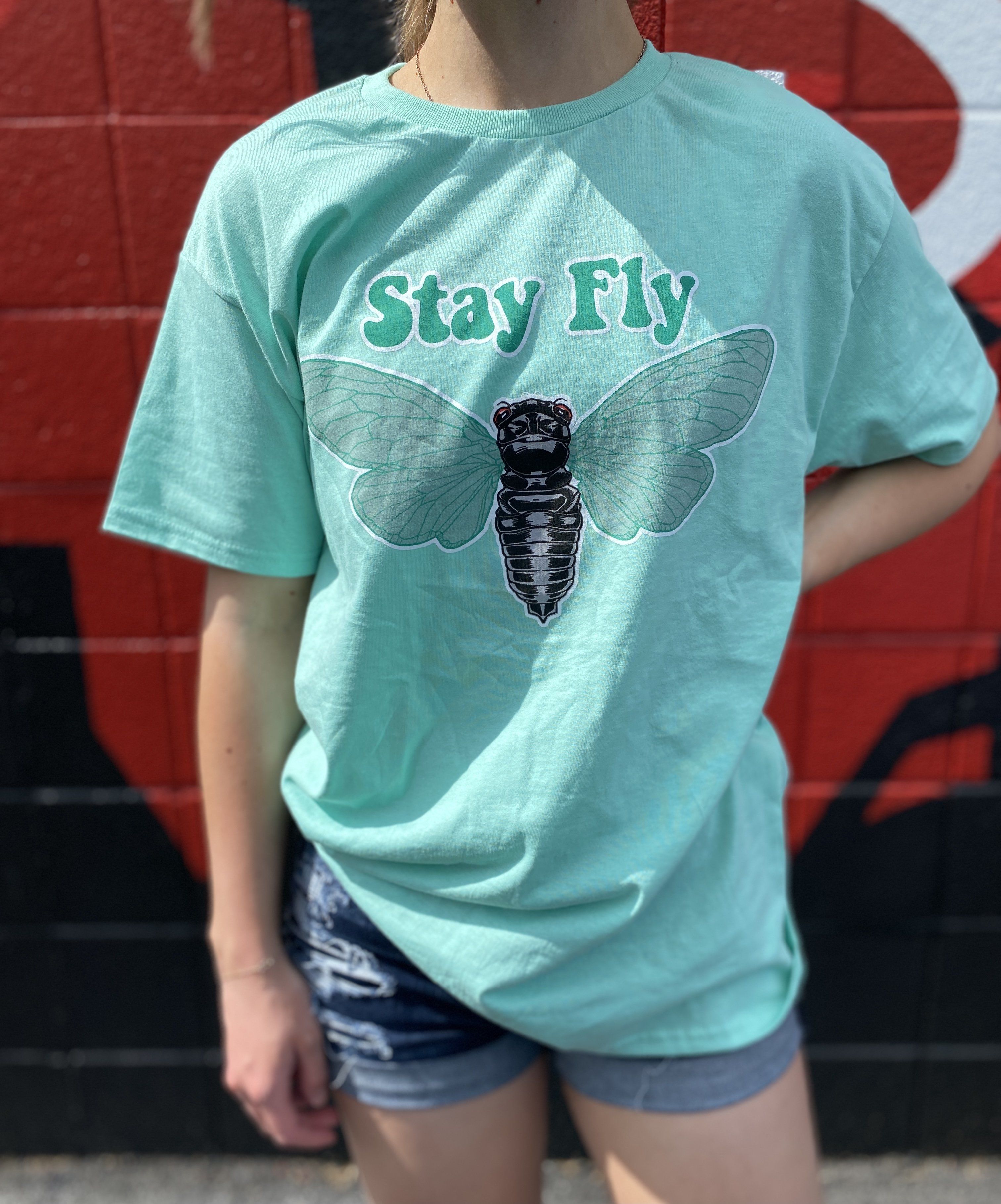 Stay Fly, Cicada (Mint) / Shirt | Route One Apparel