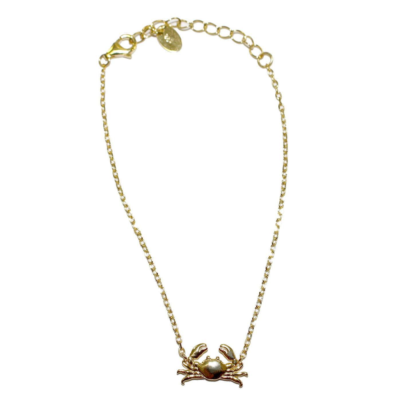 Maryland Blue Crab (Sterling Silver w/ 14K Gold Vermeil) / Brace