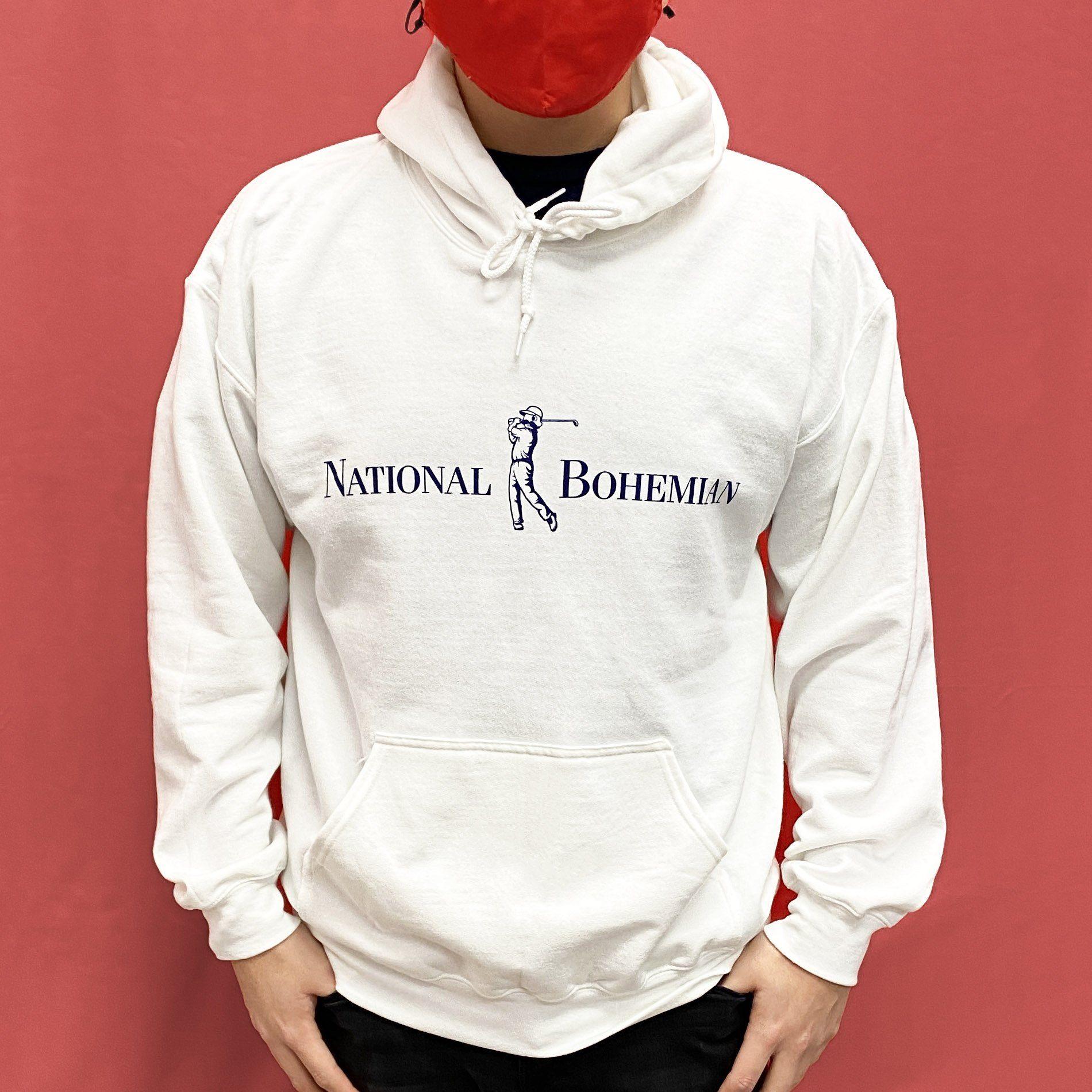 National Bohemian Golf (White) / Hoodie