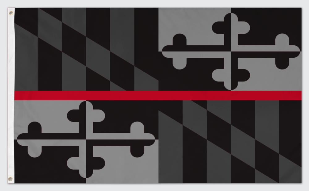 Maryland Flag Red Line / Flag Route One Apparel