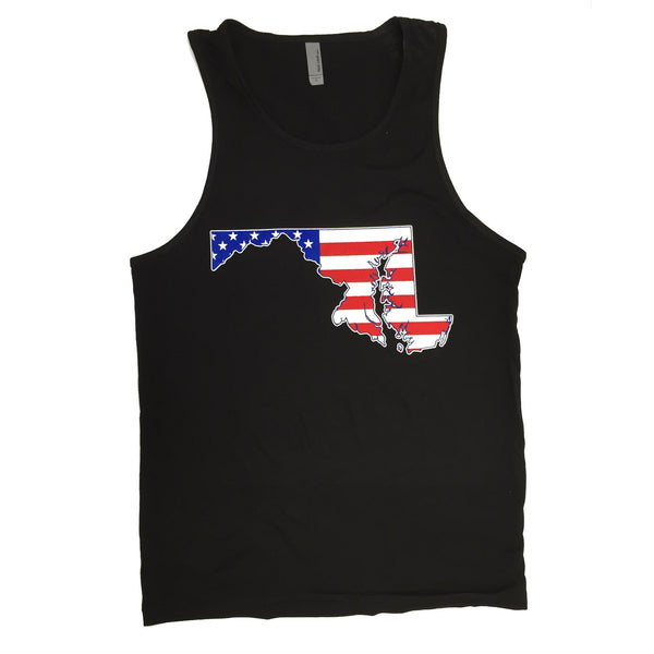 American State of Maryland (Black) / Tank | Route One Apparel