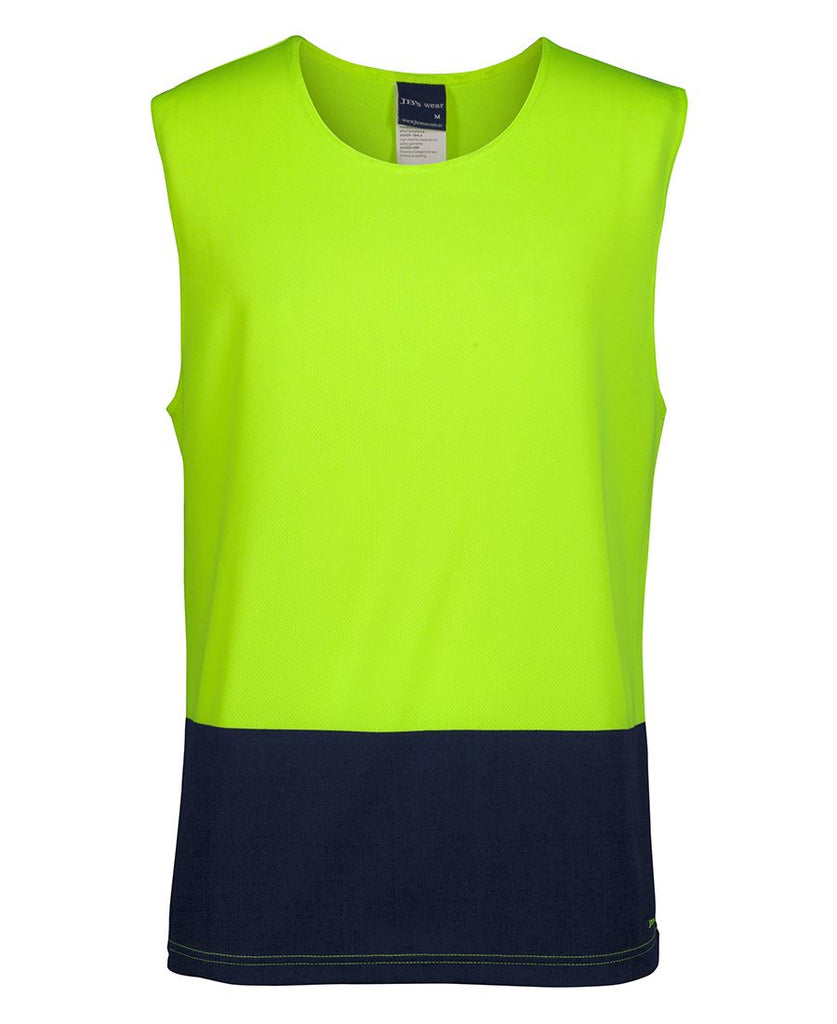 6HTCS - HI VIS COTTON SINGLET - Jb's Wear 2U